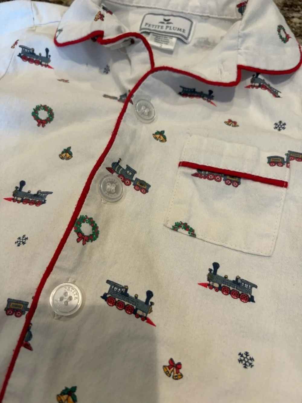 Petite Plume Kids' Arctic Express Pajamas size 2